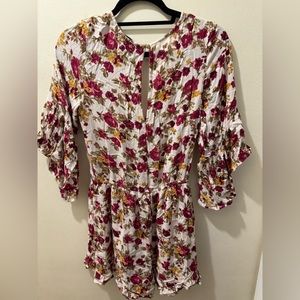 American Eagle Floral Romper